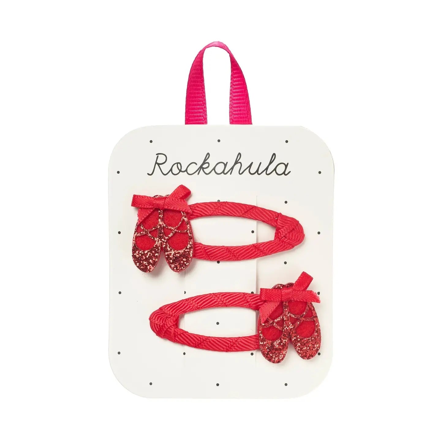 Ballet Shoes Clips Red Rockahula Kids Lil Tulips
