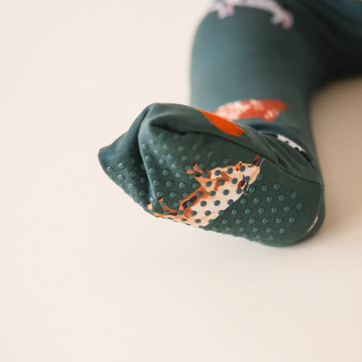 Bamboo Zip Convertible Romper – Green Cow Bug + Bean Lil Tulips