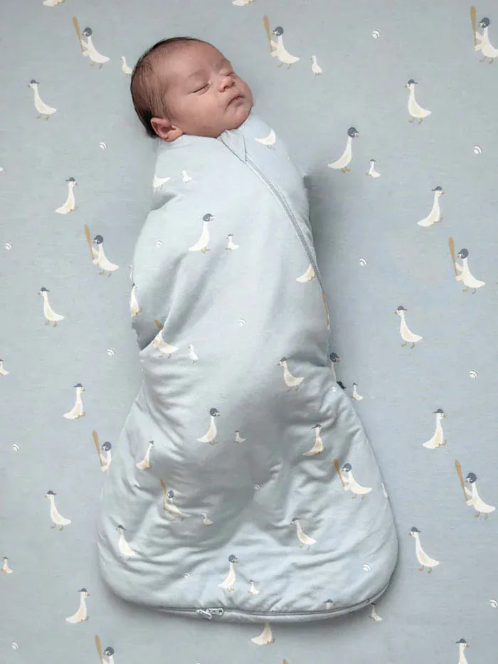 Baseball Goose Swaddle Sleep Sack 1.0 Tog Gunamuna Lil Tulips