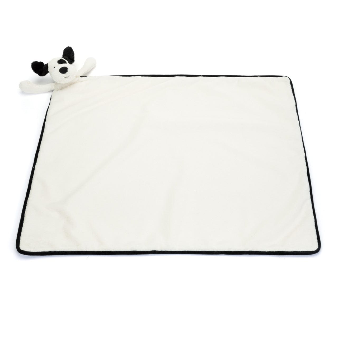 Bashful Black & Cream Puppy Blankie JellyCat JellyCat Lil Tulips