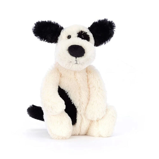 Bashful Black & Cream Puppy Little (Small) Jellycat Lil Tulips
