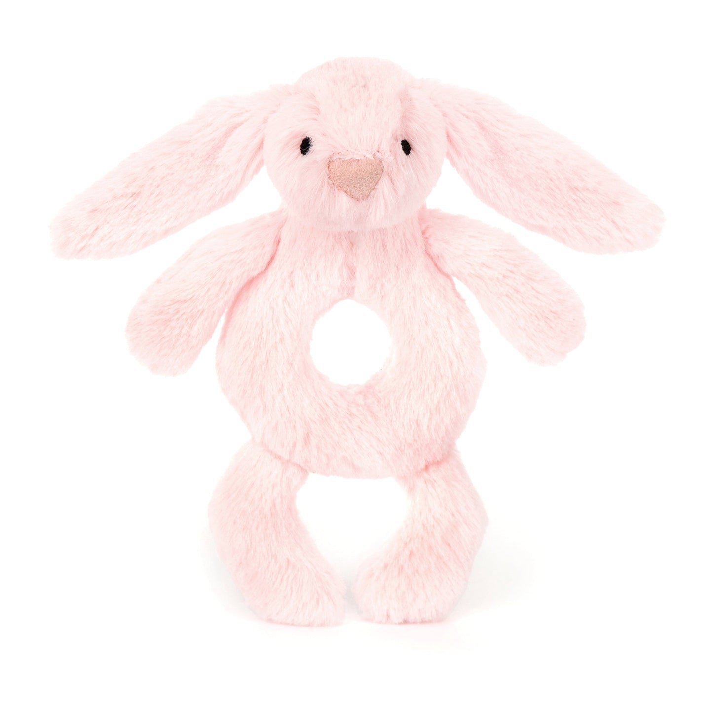 Bashful Pink Bunny Ring Rattle JellyCat Lil Tulips