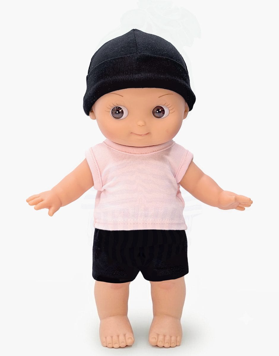Basile Mini Panchas Doll - Boxer Outfit Minikane Lil Tulips