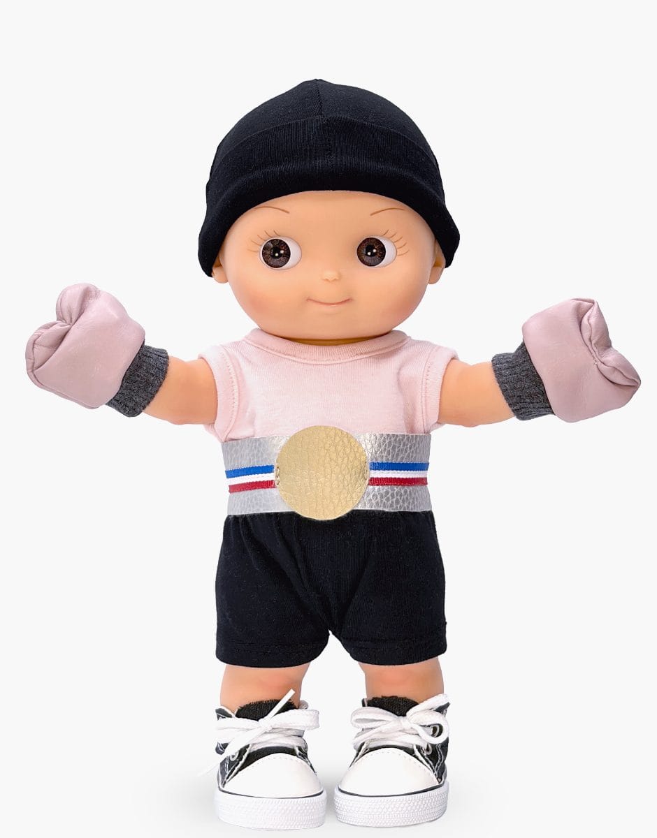Basile Mini Panchas Doll - Boxer Outfit Minikane Lil Tulips