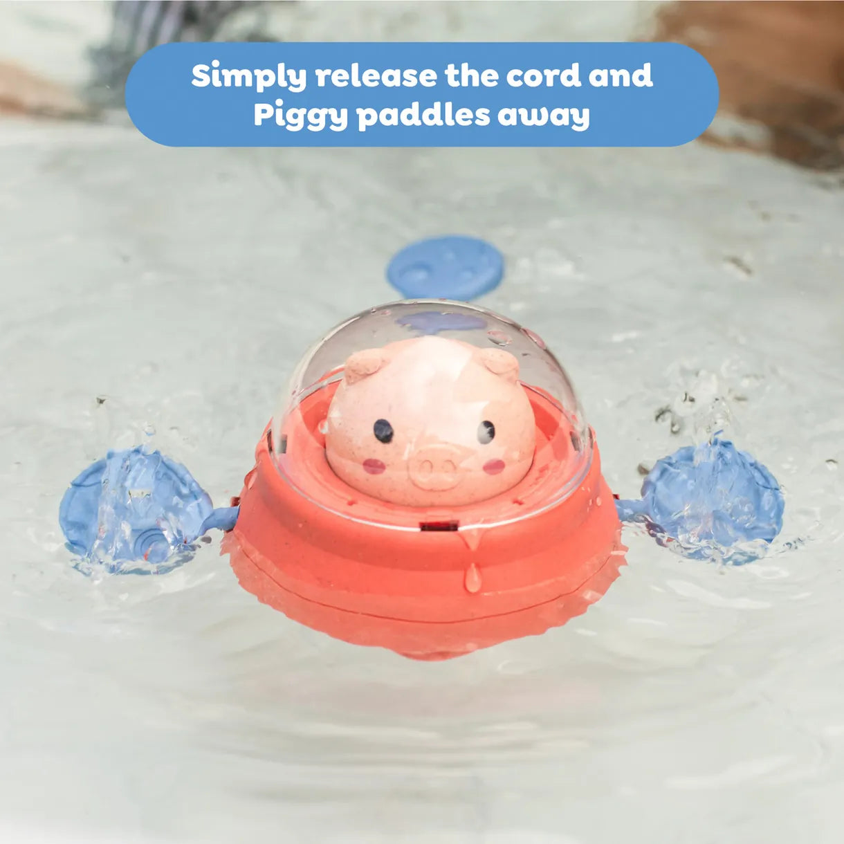 Bath Paddle Ship - Space Piggy Tiger Tribe Lil Tulips