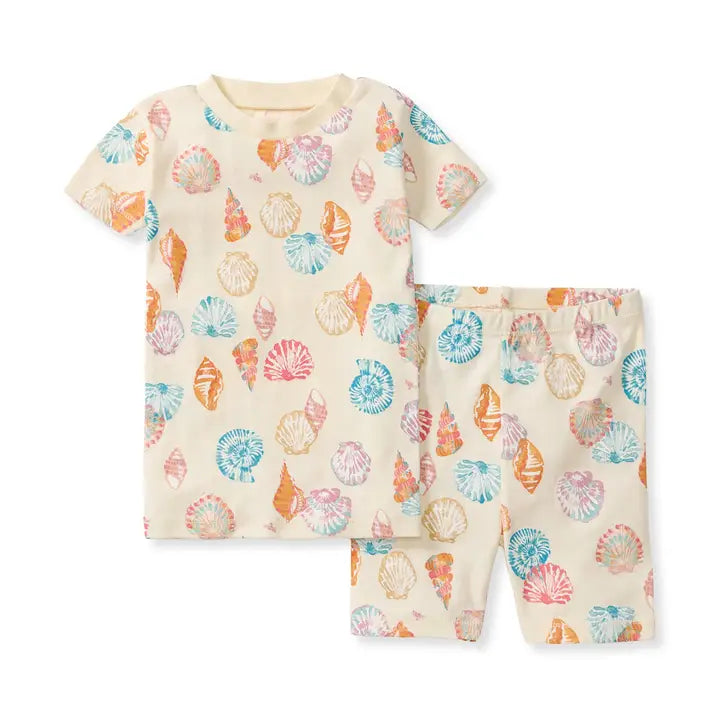 Beachcomber Organic Cotton Two-Piece Pajamas Burt's Bees Baby Lil Tulips