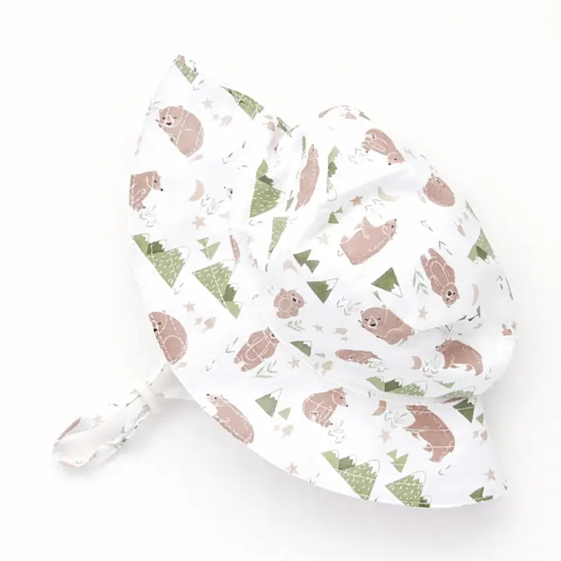 Bear Mountain Bucket Hat Upf 50+ Huggalugs Lil Tulips