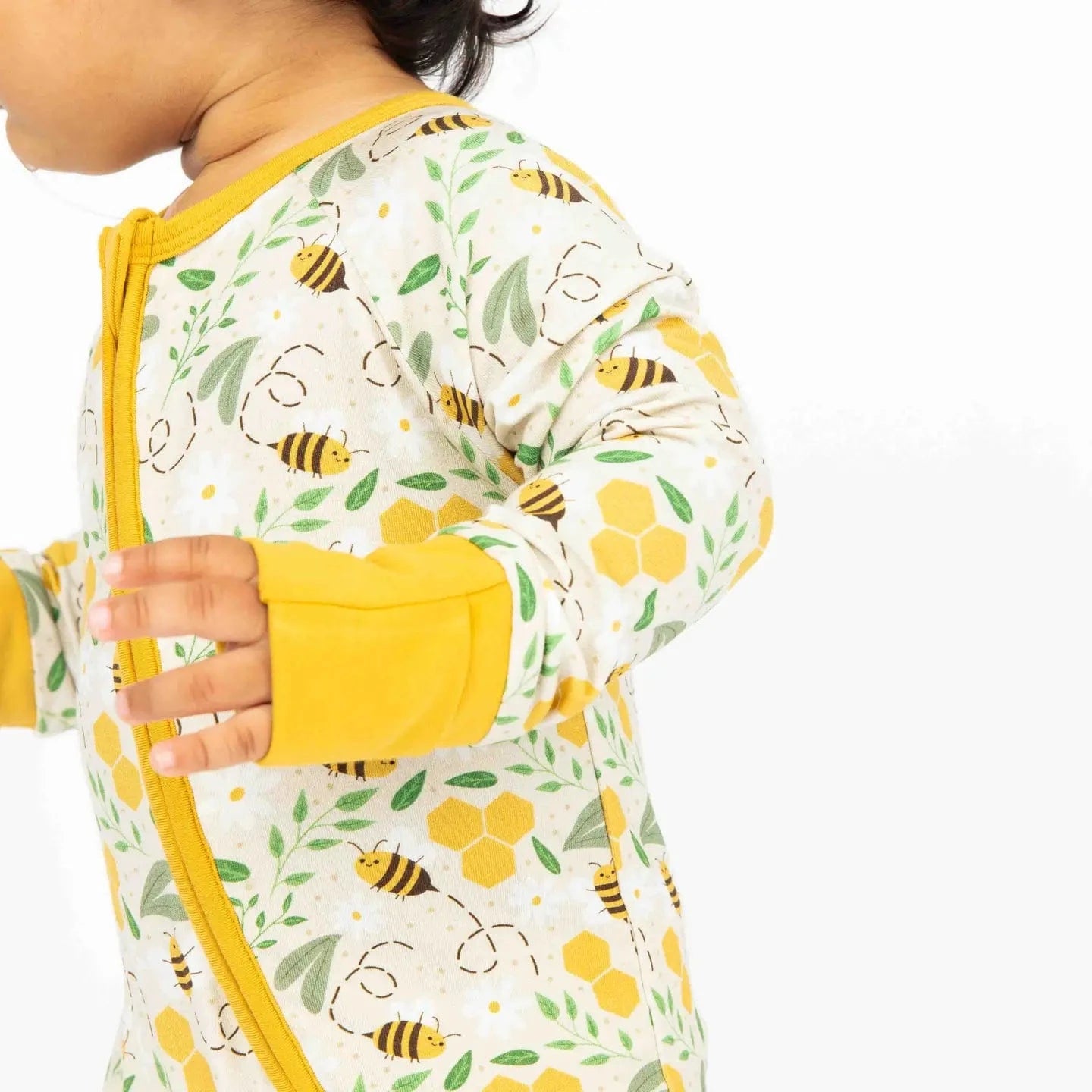 Bee Bamboo Convertible Baby Pajamas Emerson and Friends Baby & Toddler Clothing Lil Tulips