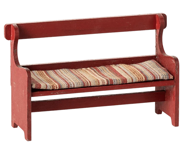Bench, Mouse - Red Maileg Lil Tulips