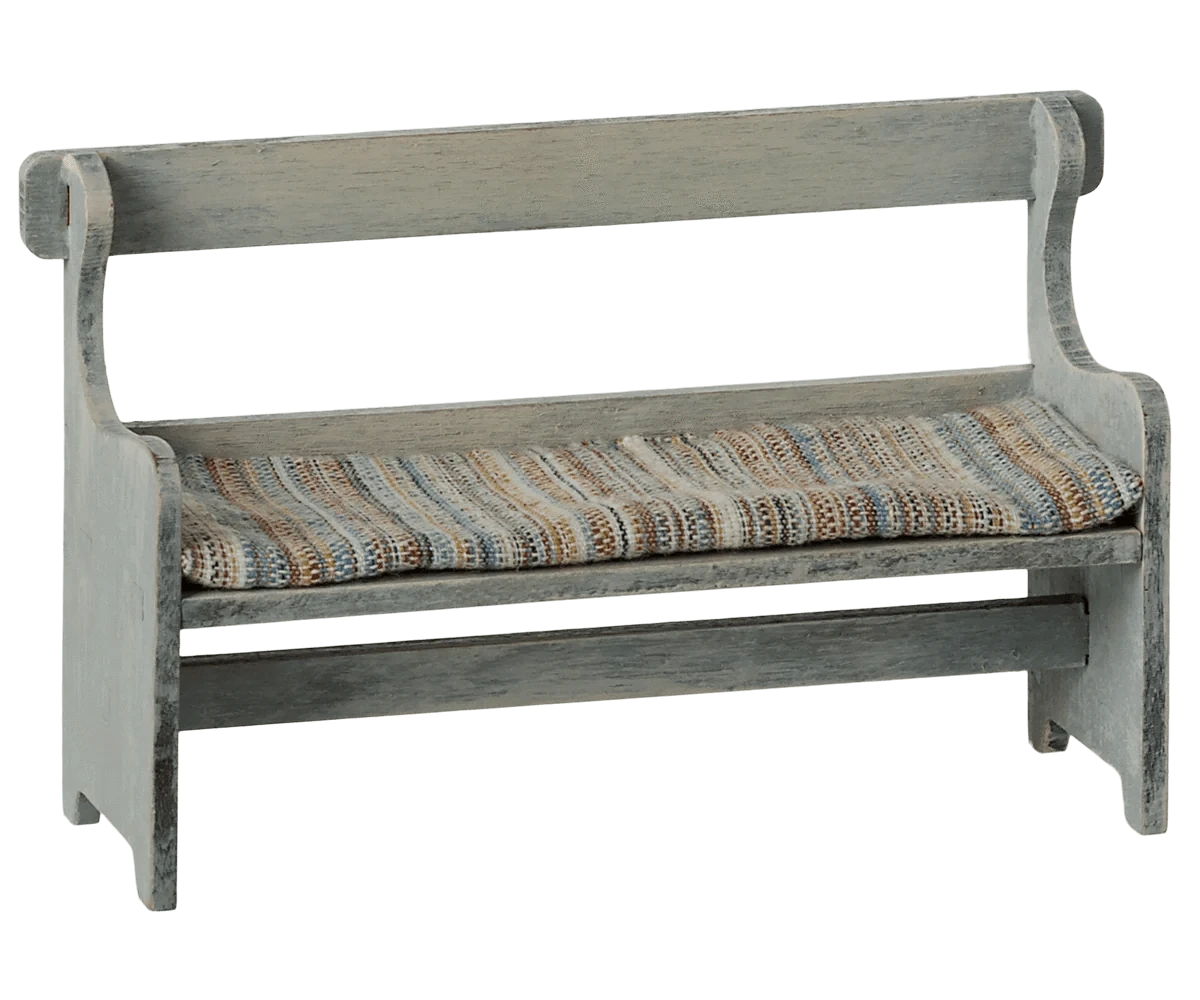 Bench, Mouse - Vintage off white Maileg Lil Tulips