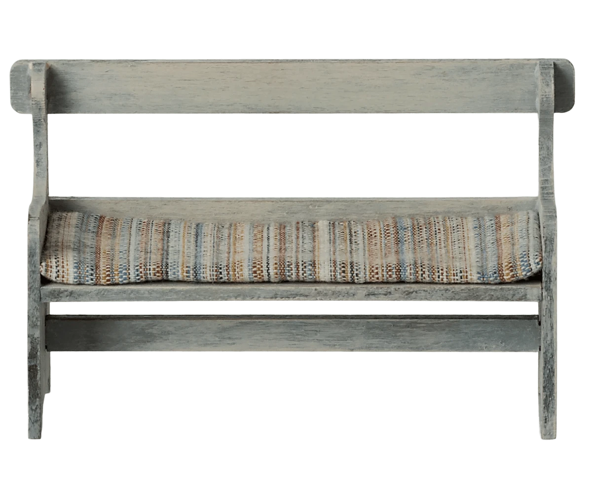 Bench, Mouse - Vintage off white Maileg Lil Tulips