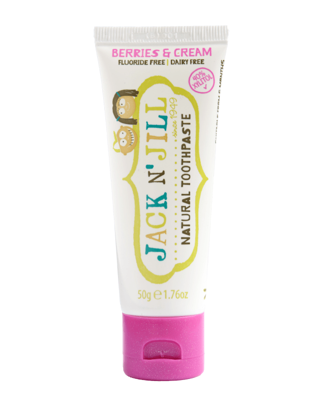 Berries & Cream Natural Toothpaste Jack n' Jill Lil Tulips