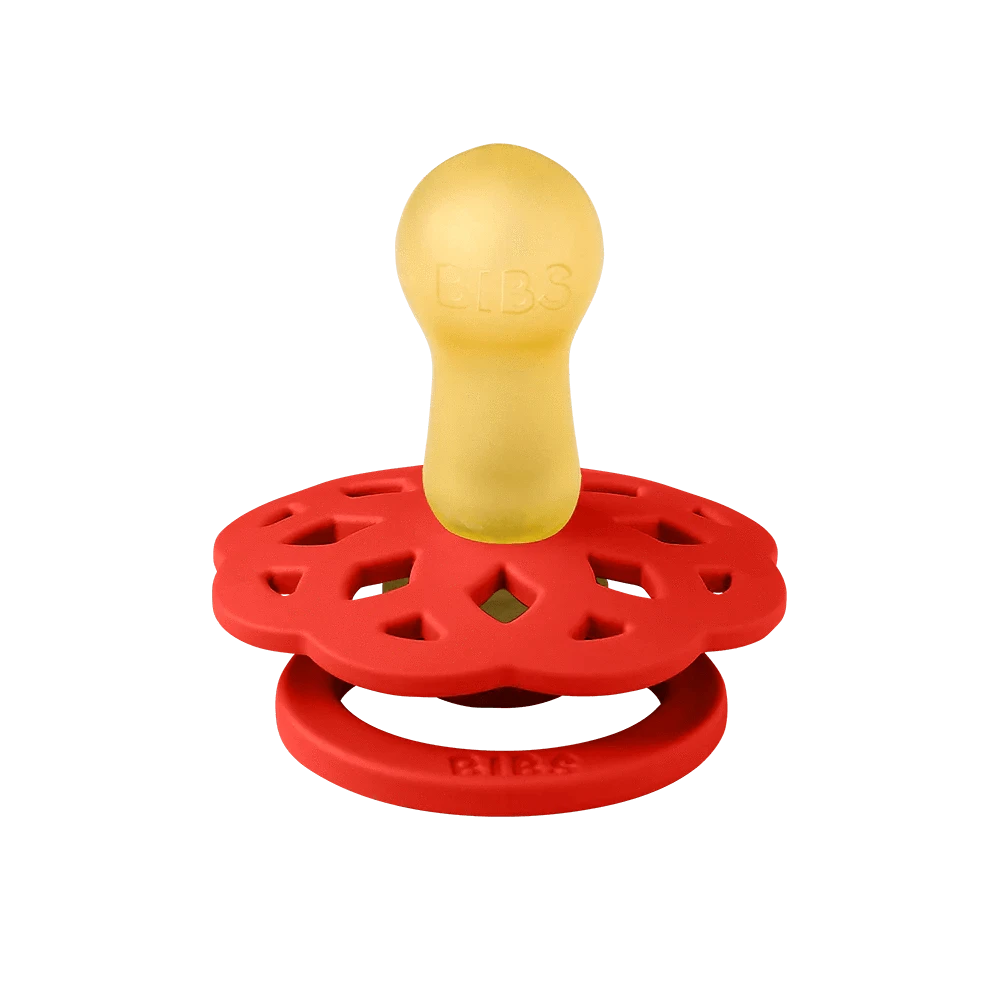 BIBS Boheme 2 Pack - Vanilla/Candy Apple Bibs Pacifier Lil Tulips