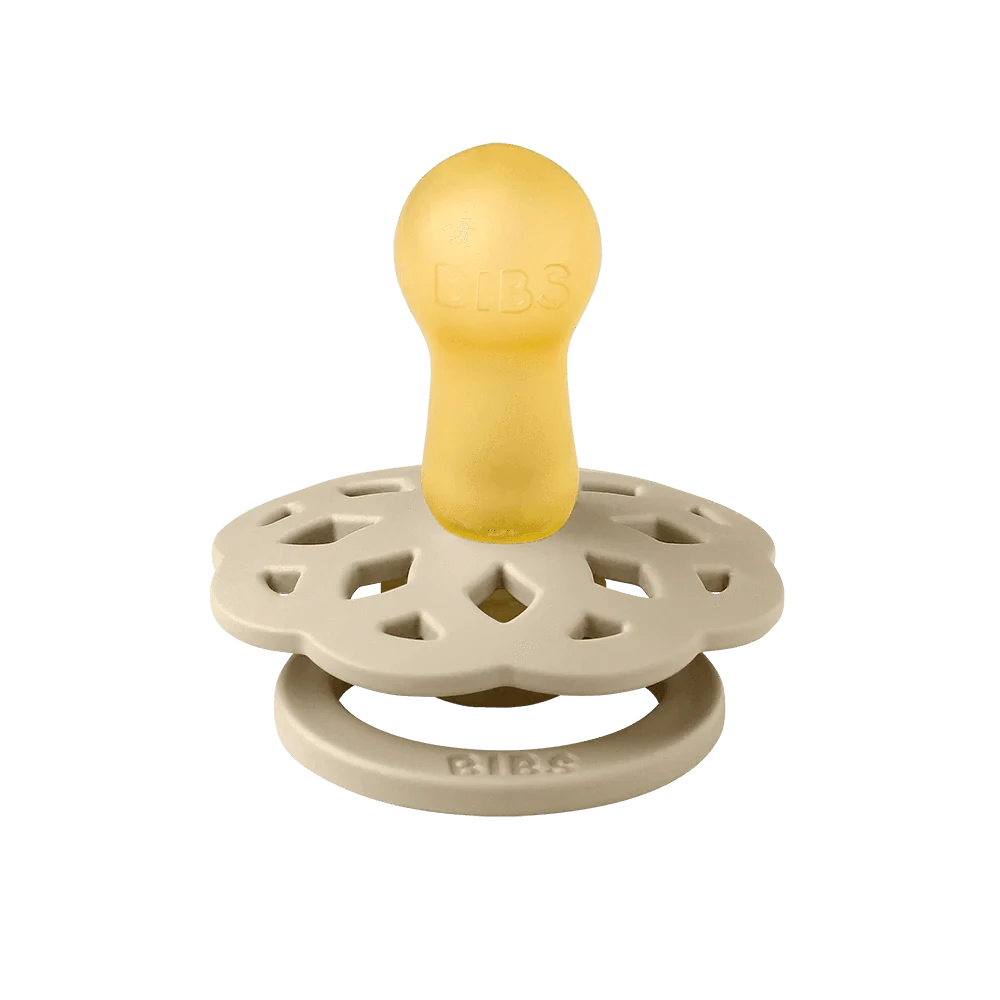 BIBS Boheme 2 Pack - Vanilla/Candy Apple Bibs Pacifier Lil Tulips