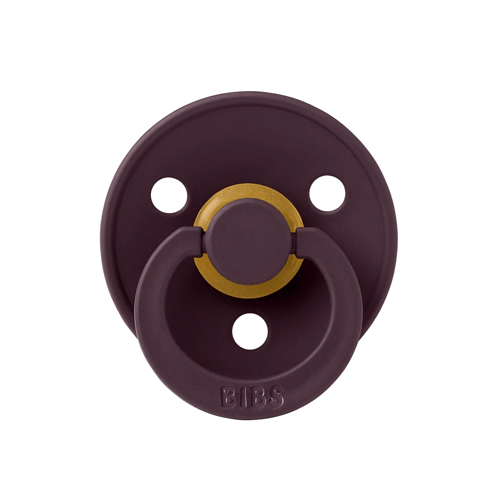 BIBS Colour - Plum SINGLE Bibs Pacifier Lil Tulips