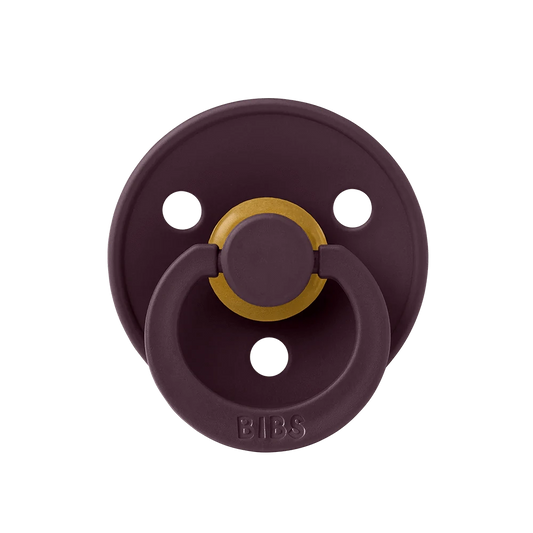 BIBS Colour - Plum SINGLE Bibs Pacifier Lil Tulips