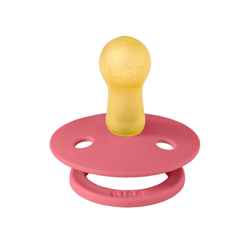 BiBS Pacifier 2 Pack - Dusty Pink/Coral Bibs Pacifier Lil Tulips