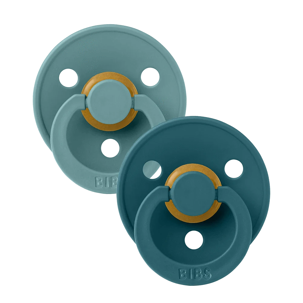 BiBS Pacifier 2 Pack - Island Sea/Forest Lake Bibs Pacifier Lil Tulips