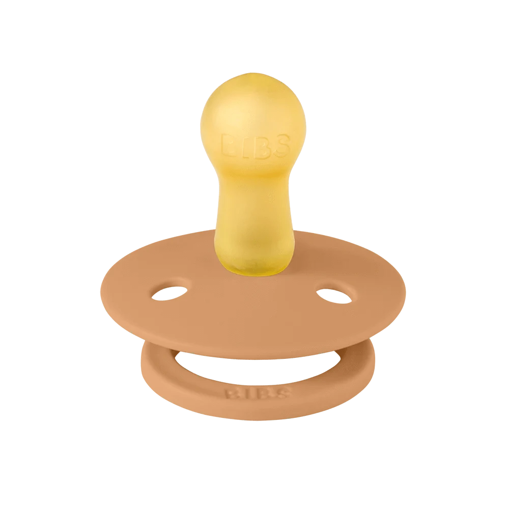 BiBS Pacifier 2 Pack - Violet Sky/Pumpkin Bibs Pacifier Lil Tulips