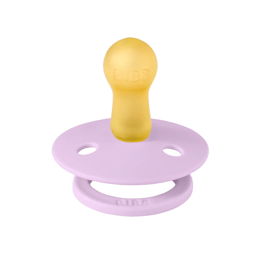 BiBS Pacifier 2 Pack - Violet Sky/Pumpkin Bibs Pacifier Lil Tulips
