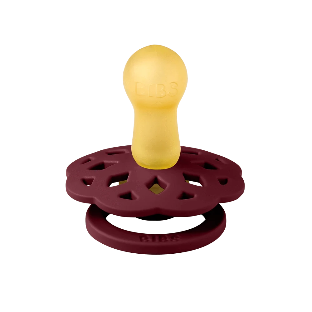 BiBS Pacifier Boheme 2 PACK - Dusty Pink/Elderberry Bibs Pacifier Lil Tulips