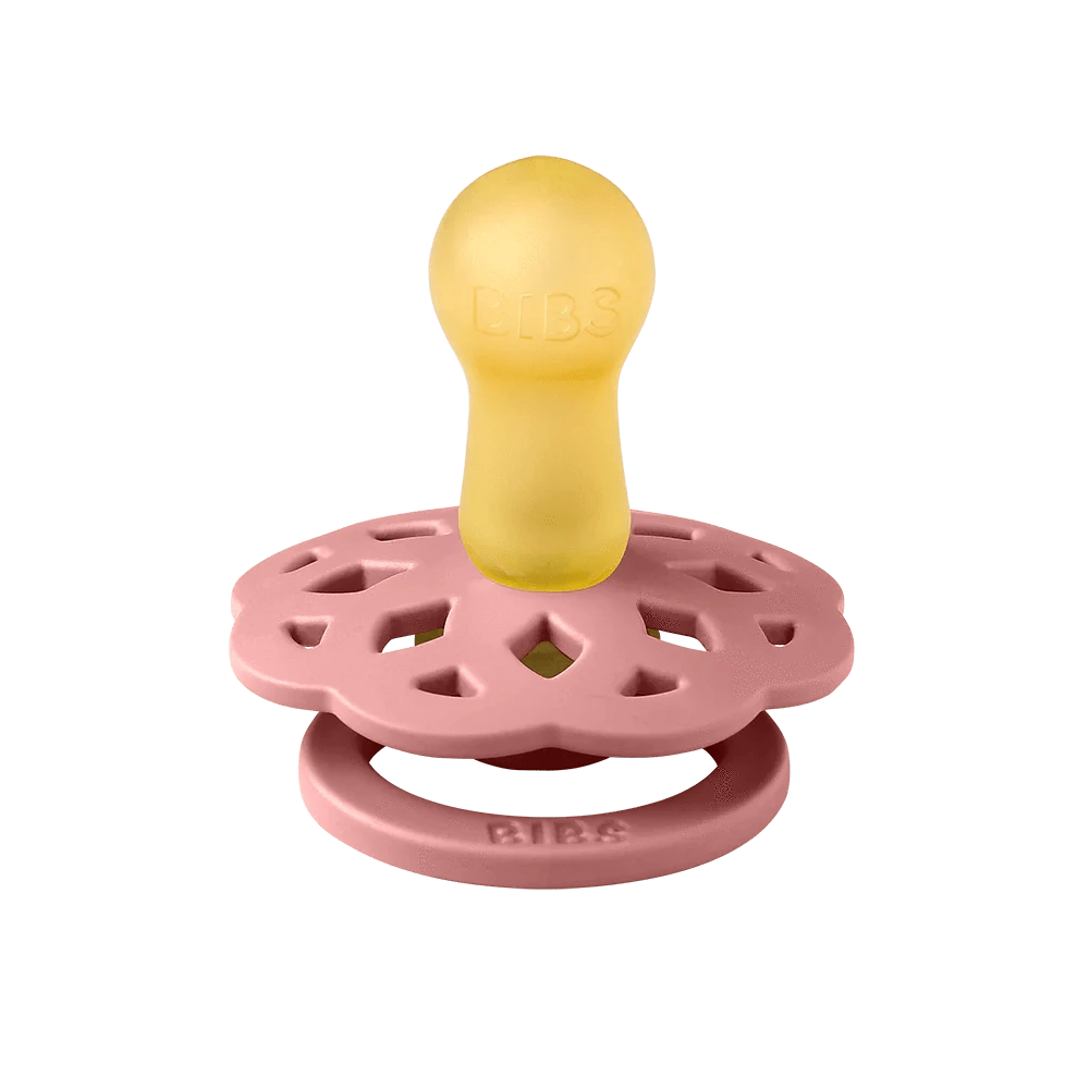 BiBS Pacifier Boheme 2 PACK - Dusty Pink/Elderberry Bibs Pacifier Lil Tulips