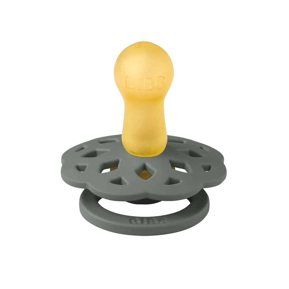 BiBS Pacifier Boheme 2 PACK - Vanilla/Pine Bibs Pacifier Lil Tulips