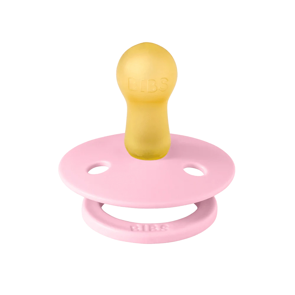 BiBS Pacifier Studio Colour 2 Pack Block - Baby Pink Coral mix Bibs Pacifier Lil Tulips