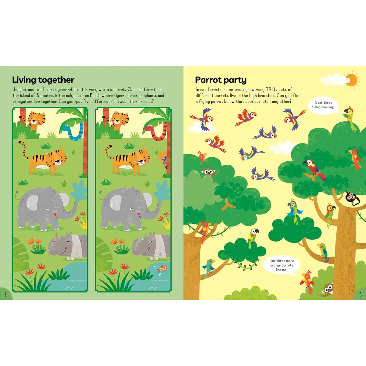 Big Activity Book Jungle Harper Collins Childrens Lil Tulips