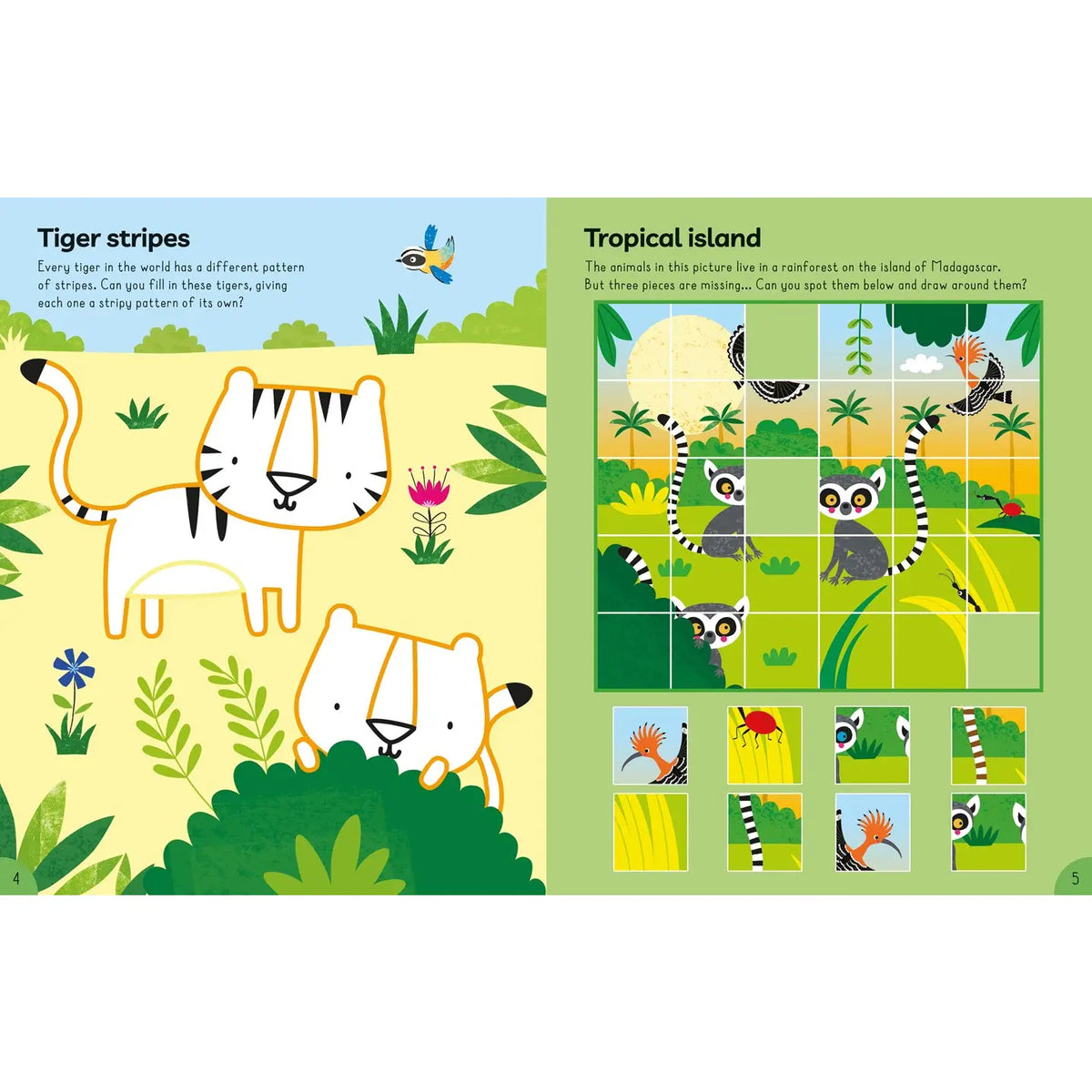 Big Activity Book Jungle Harper Collins Childrens Lil Tulips