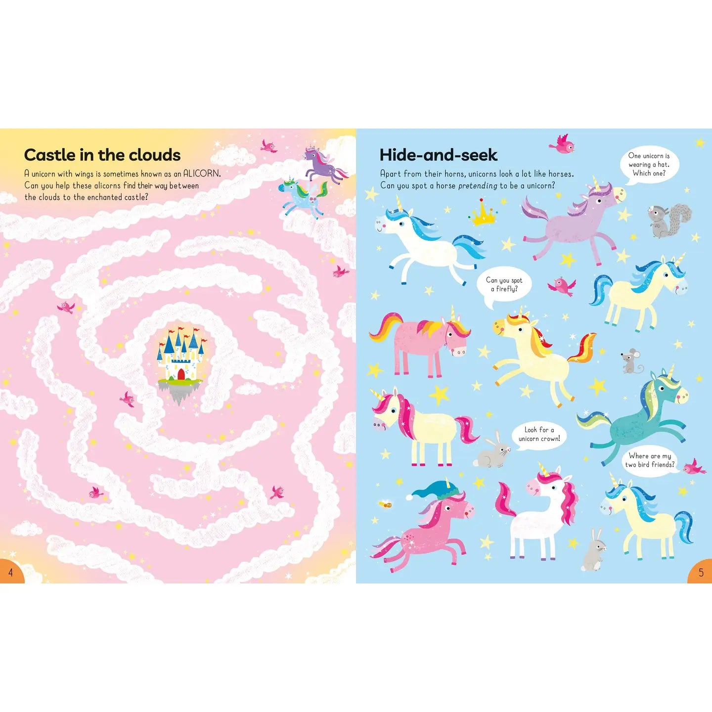 Big Activity Book Unicorns Harper Collins Childrens Lil Tulips