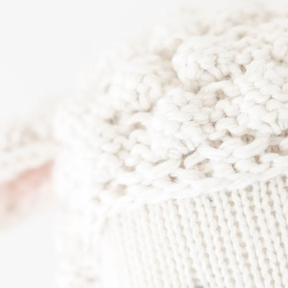 Big Baby Lamb Hand Knit cuddle+kind Lil Tulips