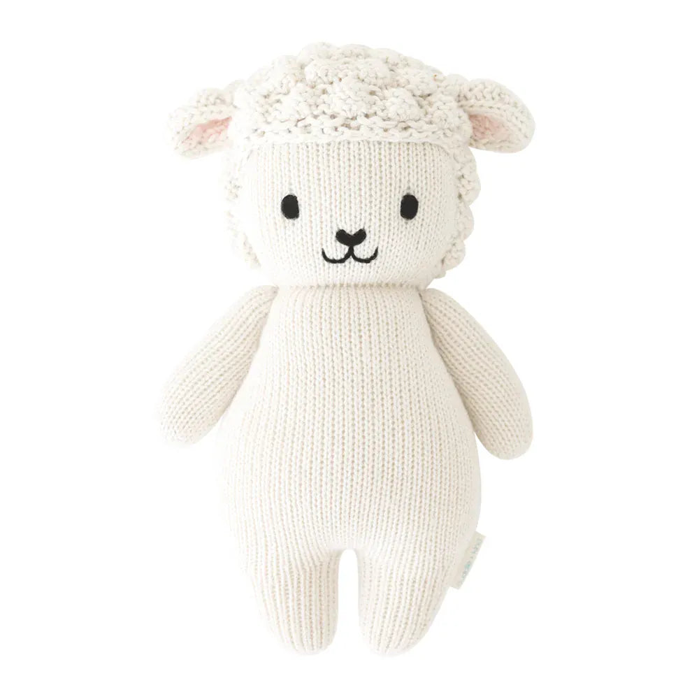 Big Baby Lamb Hand Knit cuddle+kind Lil Tulips