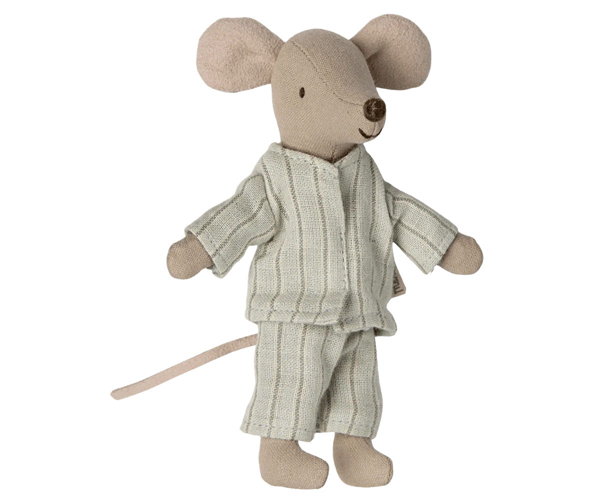 Big Brother Mouse in Box - Mint Maileg Lil Tulips