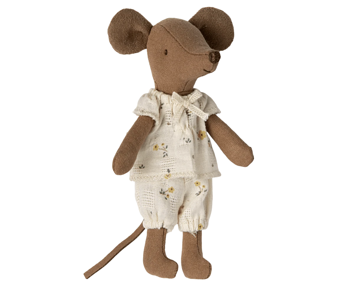 Big Sister Mouse in Box - pyjamas Maileg Lil Tulips