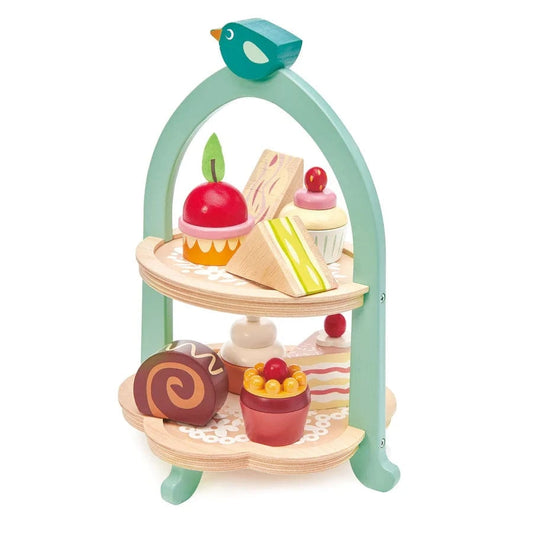 Birdie Afternoon Tea Stand Tender Leaf Lil Tulips