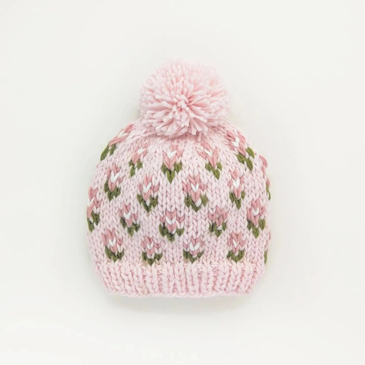 Bitty Blooms Blush Beanie Hat Huggalugs Lil Tulips