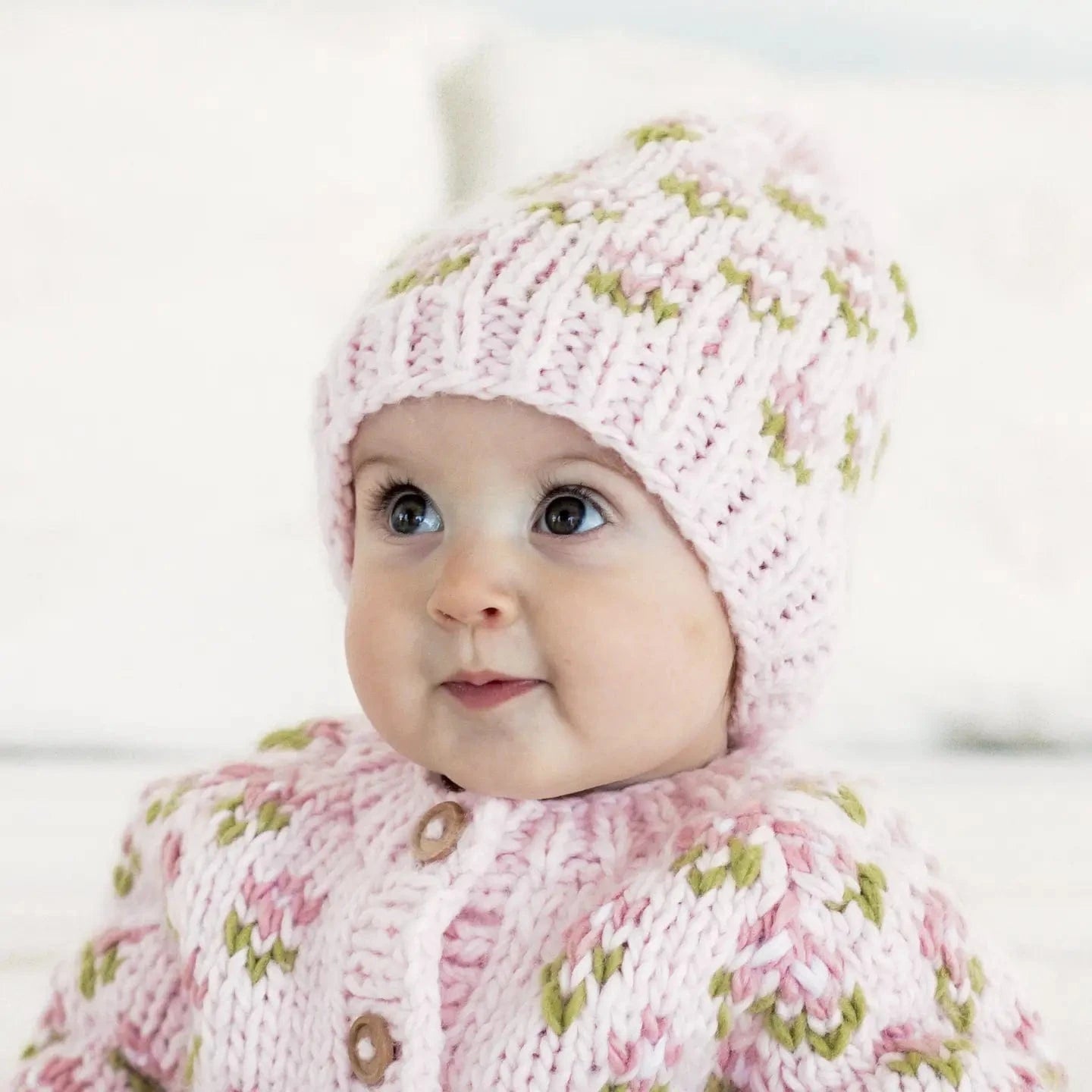 Bitty Blooms Blush Beanie Hat Huggalugs Lil Tulips