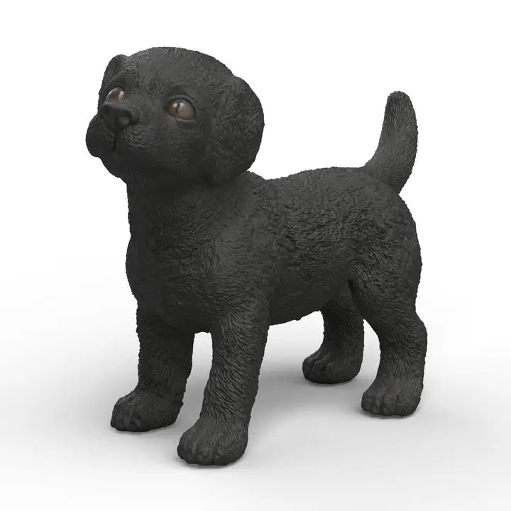 Black Labrador Retriever Puppy Animal Toy Schleich Lil Tulips
