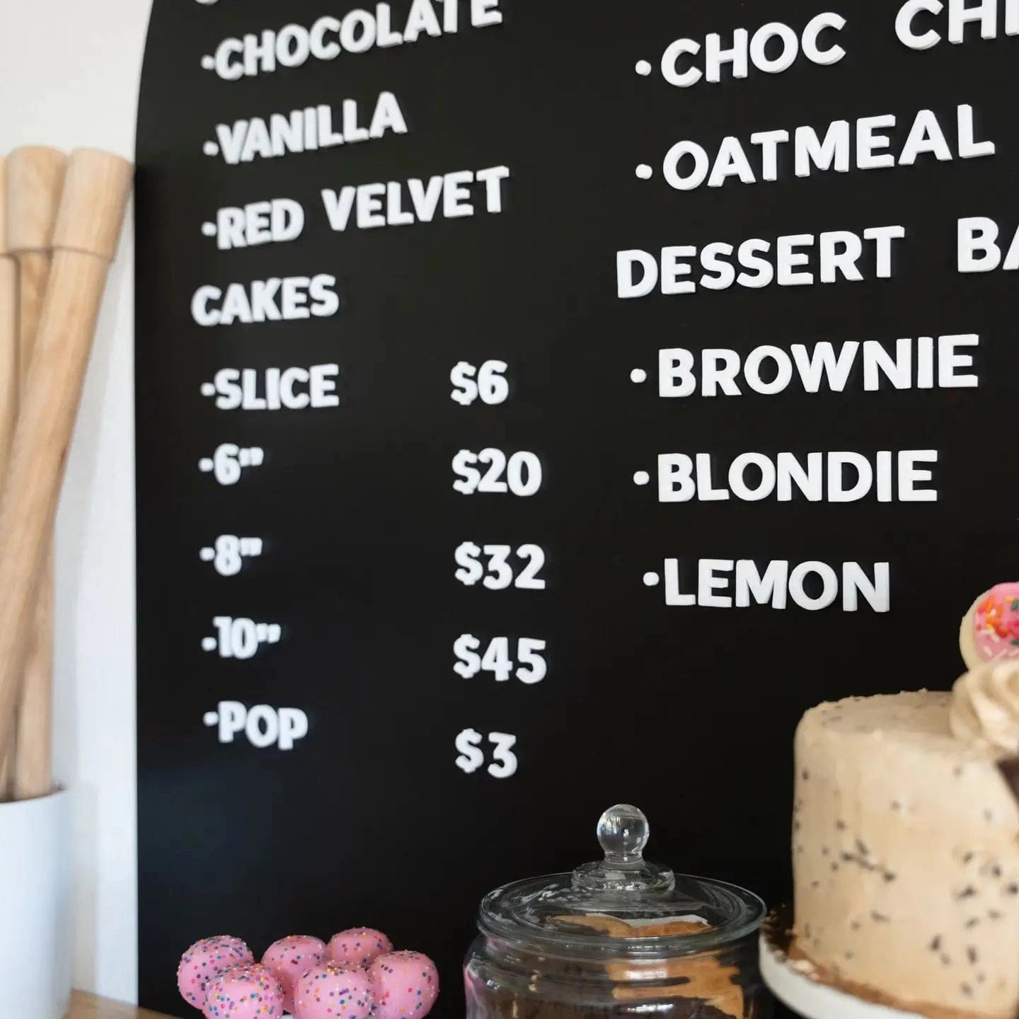 Black Magnetic Arch Wall Decal The Type Set Co. Lil Tulips