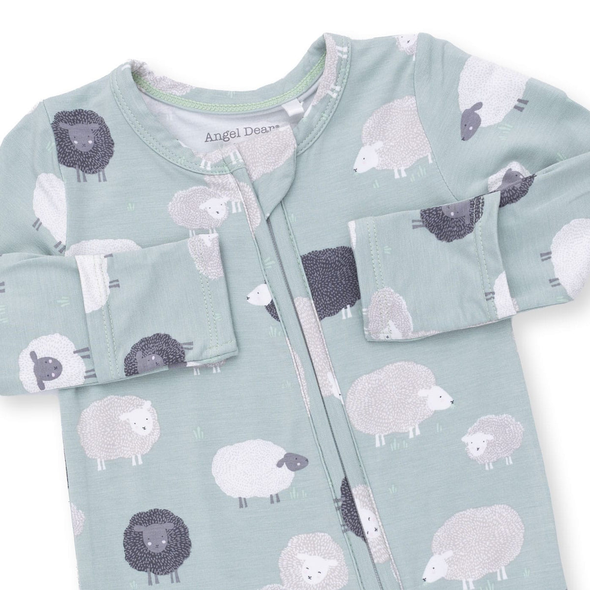 Black Sheep -2 Way Zipper Footie Angel Dear Lil Tulips