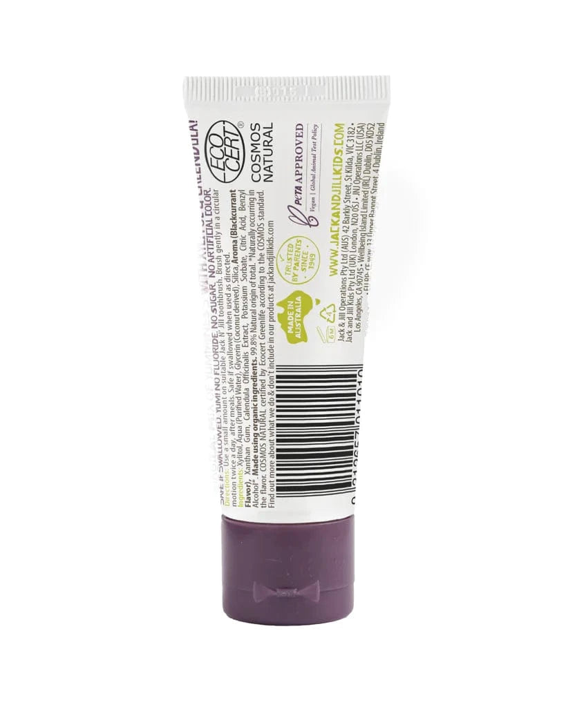 Blackcurrant Natural Toothpaste Jack n' Jill Lil Tulips