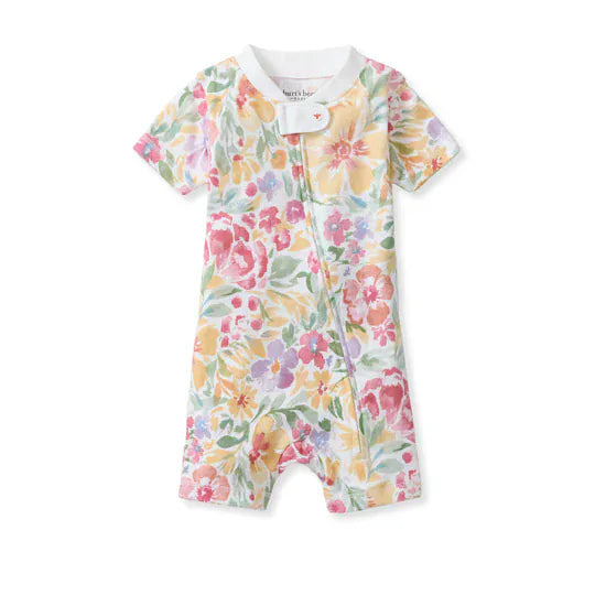 Bloom and Blossom Organic Sleeper Romper Burt's Bees Baby Lil Tulips