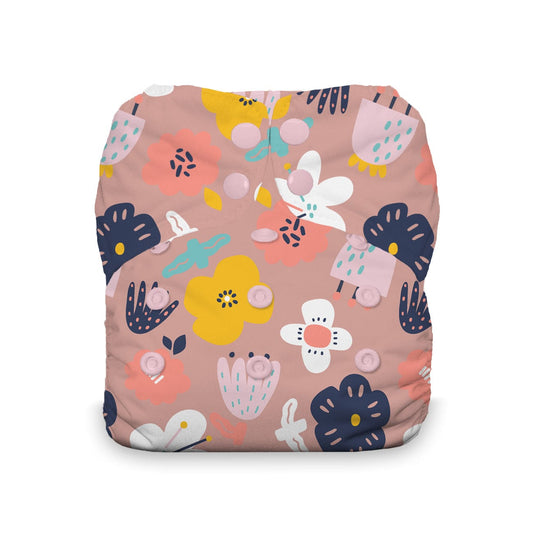 Bloomy Natural One Size All in One Diaper Thirsties Lil Tulips