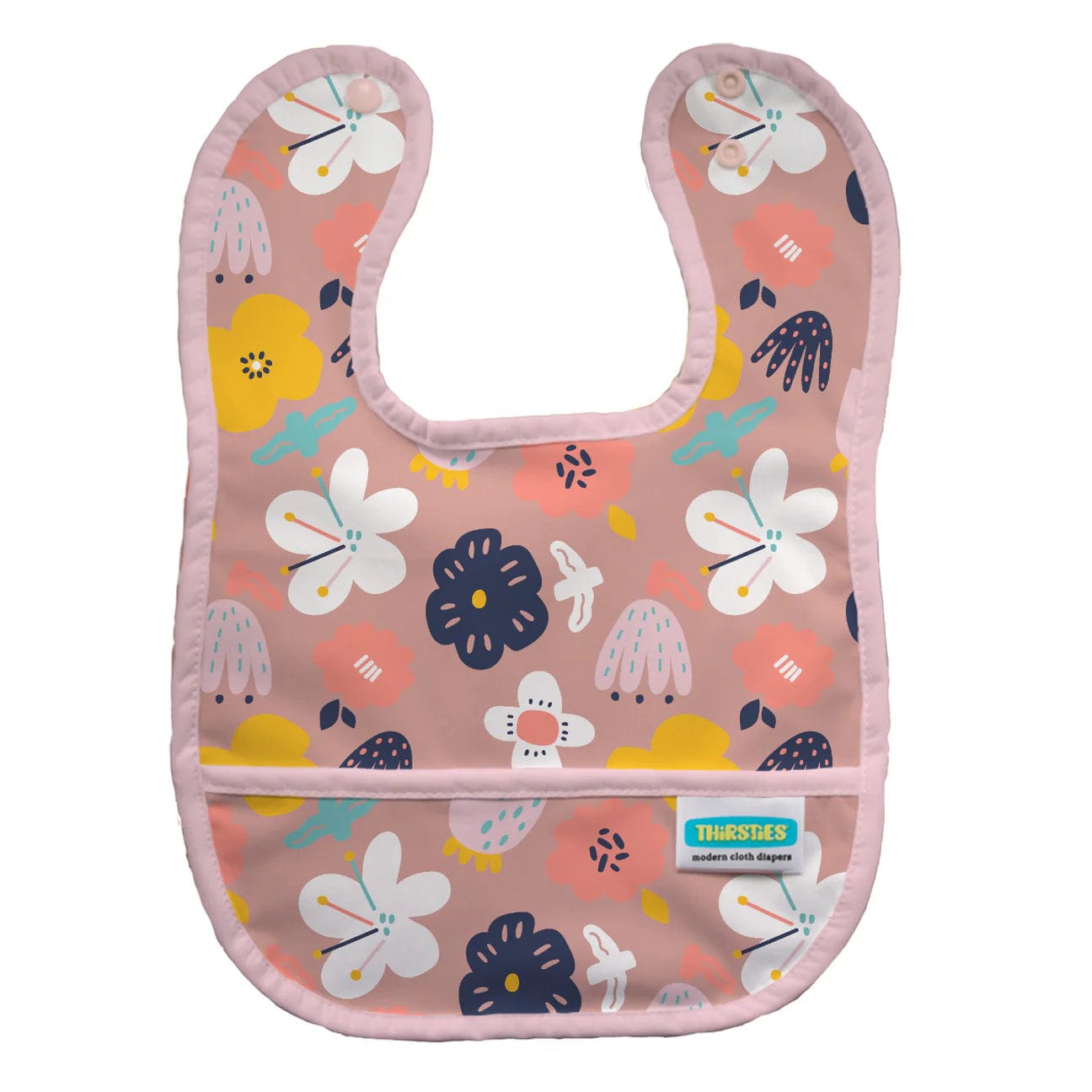 Bloomy Pocket Bib Thirsties Bibs Lil Tulips