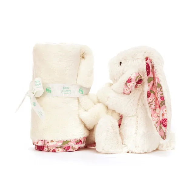 Blossom Cream Bunny 'Berry' Soother Jellycat Lil Tulips