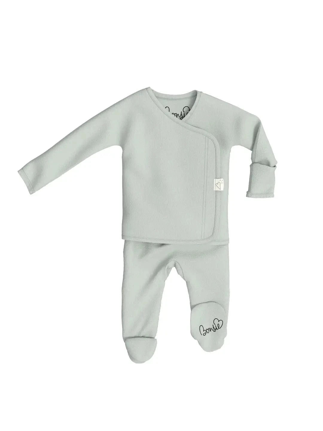 Bonsie Footie - Avocado 0-3 Months Bonsie Lil Tulips