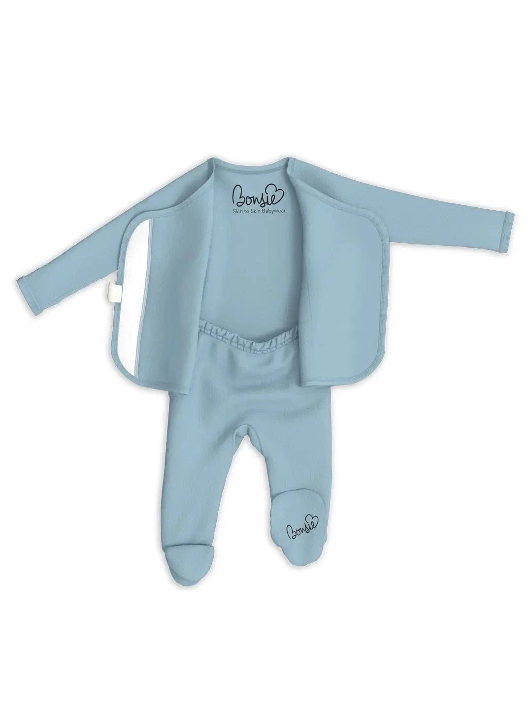 Bonsie Footie - Ripple 0-3 Months Bonsie Lil Tulips