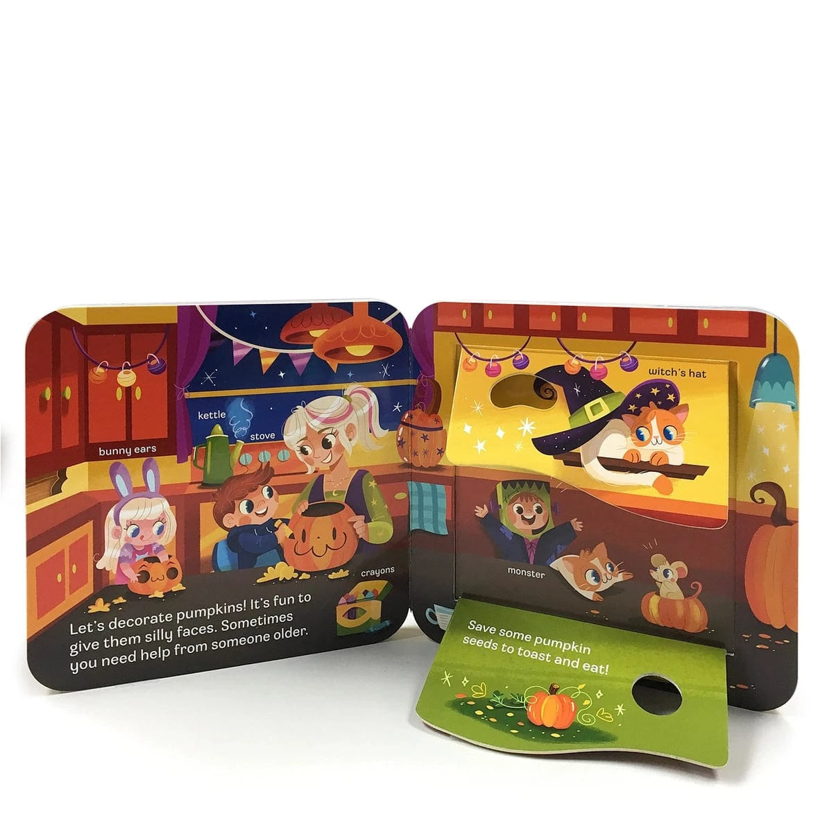 Boo Lift-A-Flap Halloween Board Book Cottage Door Press Lil Tulips
