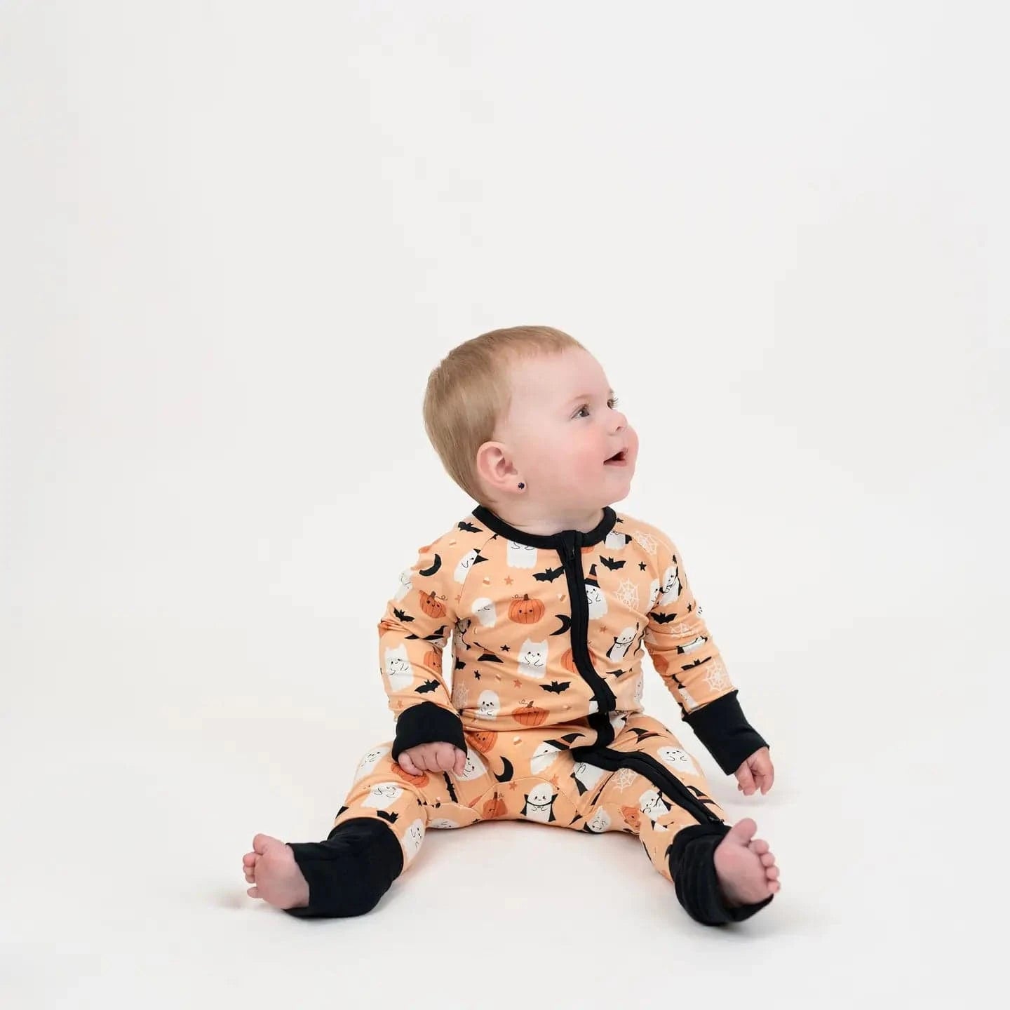 Boo-Tastic Halloween Glow in the Dark Bamboo Baby Pajamas Emerson and Friends Lil Tulips